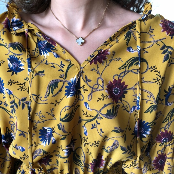 NWT Misa violet bubble sleeve dress - Picture 4 of 8